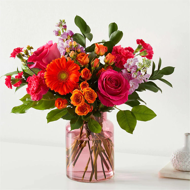 Fiesta Bouquet - Blush Vase